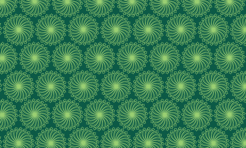 Circle green pattern