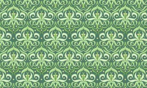 Fancy green pattern