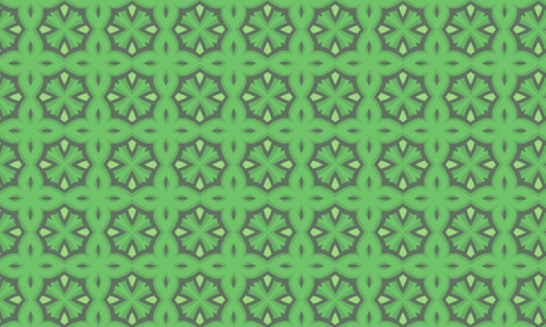 Nice shape green pattern