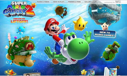 Super Mario Galaxy Game Website