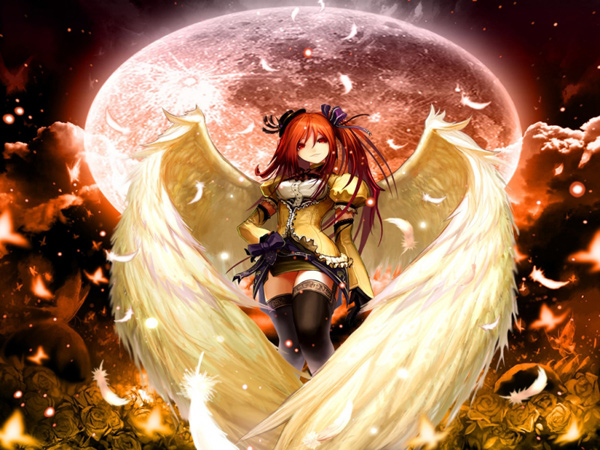 Angel Night Moon anime wallpaper 60 Beautiful Anime & Manga Wallpapers