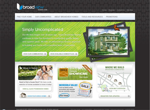 05-broadview in 30 Beautiful Real Estate Websites
