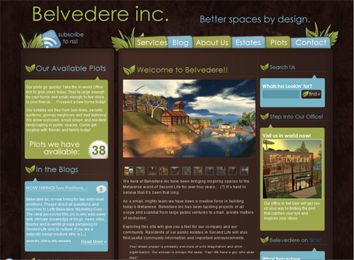 17-belvedere in 30 Beautiful Real Estate Websites