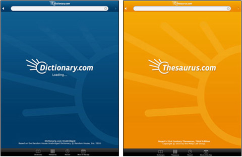 Dictionary and Thesaurus by Dictionary 01 40 Useful iPad Apps for Web Designers