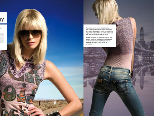 Lois Jeans 60 Creative Flash Websites You Should Not Miss