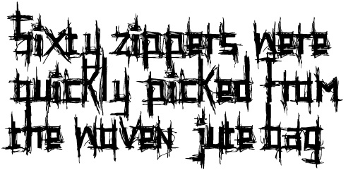 Psychotic 50+ Free High Quality Gothic & Horror Fonts