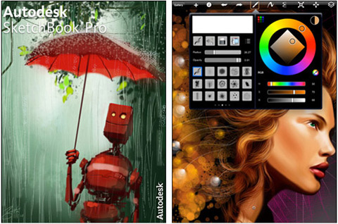 SketchBook Pro by Autodesk 01 40 Useful iPad Apps for Web Designers