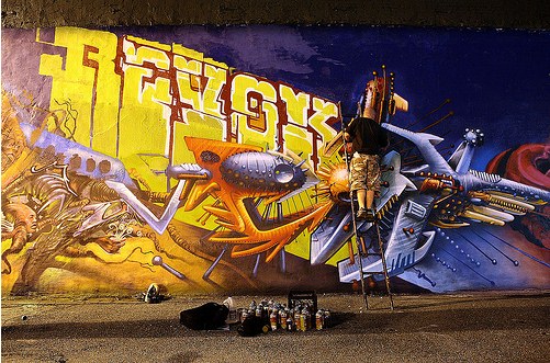 Bev in 40 Stunning and Creative Graffiti Artworks
