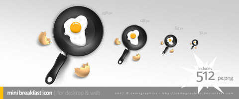 Breakfast in 35 (Really) Incredible Free Icon Sets