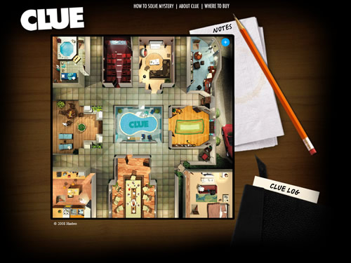 clue virtual mansion 60 Creative Flash Websites You Should Not Miss