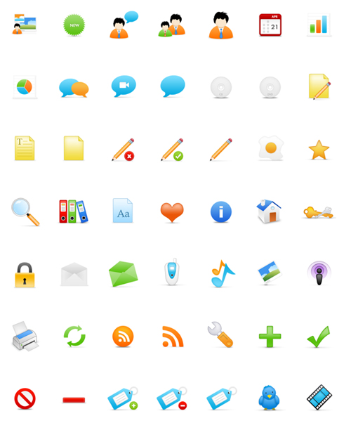Df On Stage Preview in 50 Fresh Useful Icon Sets For Your Next Design