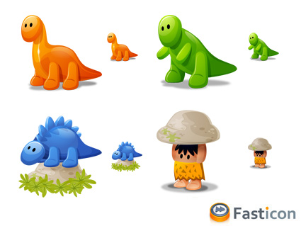 Dinos in 35 (Really) Incredible Free Icon Sets