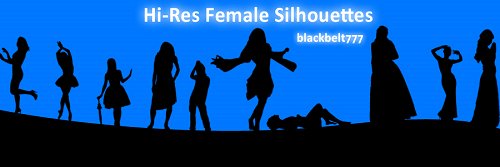 female silhouettes 85 Free High Quality Silhouette Sets