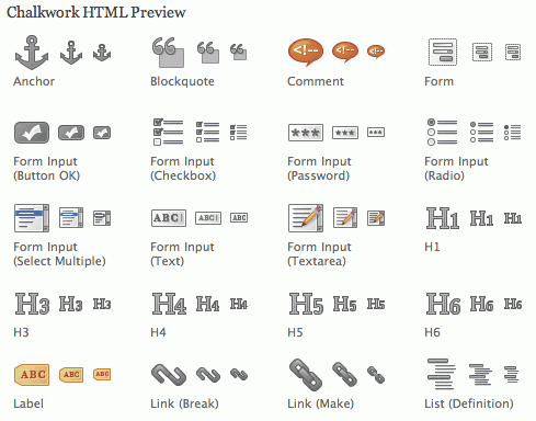 Html in 50 Fresh Useful Icon Sets For Your Next Design