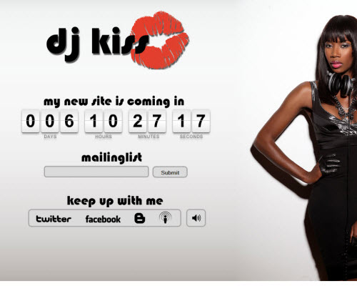 kiss the dee jay 7 Types of “Coming Soon” Page Design (With Examples)