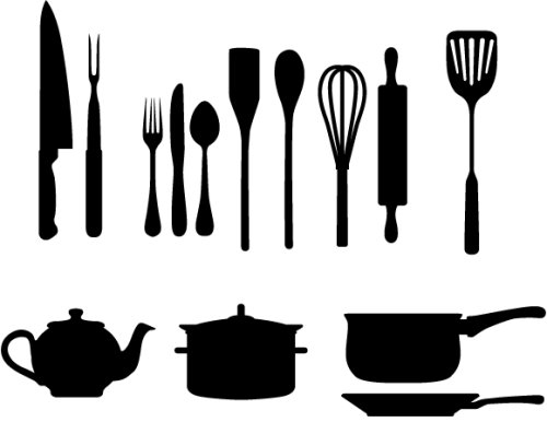 kitchen 85 Free High Quality Silhouette Sets
