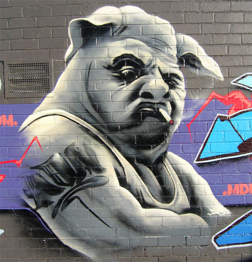 Lachlan01 in 40 Stunning and Creative Graffiti Artworks