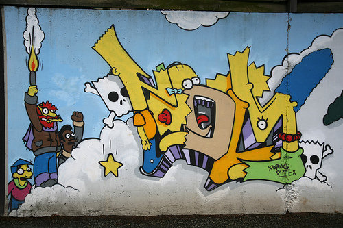 Laugh in Tribute To Graffiti: 50 Beautiful Graffiti Artworks