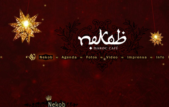 Nekob in 35 Examples Of Masterful Lighting Effects In Web Design