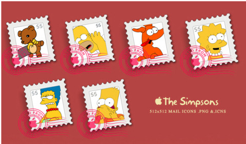 Simpsons in 35 (Really) Incredible Free Icon Sets