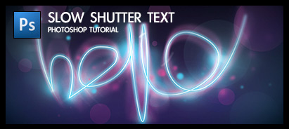 slowshutter 22 Best Photoshop Text Effect Tutorials