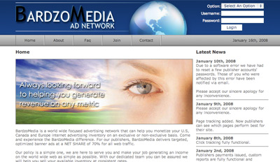 bardzomedia Top Paying CPM Advertising Network